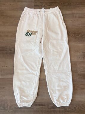 Shadow Hill Gold Label 69 White Sweatpants